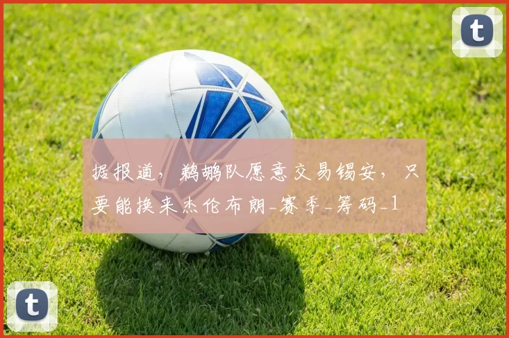 据报道，鹈鹕队愿意交易锡安，只要能换来杰伦布朗_赛季_筹码_1