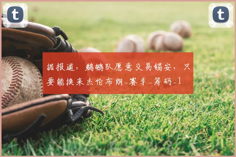 据报道,鹈鹕队愿意交易锡安,只要能换来杰伦布朗_赛季_筹码_1