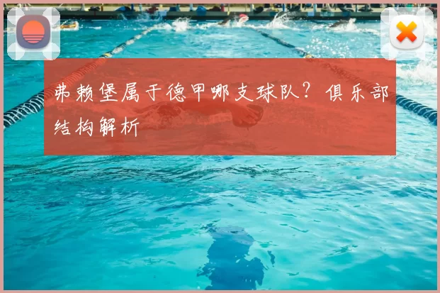 弗赖堡属于德甲哪支球队?俱乐部结构解析
